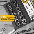 thumbnail image 3 of Nut Extractor Socket Screw Nut Extractor Remover Socket Tool Automotive Supplies,1 set of nut extractors, 3 of 5
