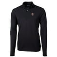 thumbnail image 2 of Men's Cutter & Buck Black Stanford Cardinal Big & Tall Virtue Eco Pique Recycled Quarter-Zip Pullover Top, 2 of 3