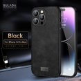 thumbnail image 1 of Nalacover Slim Case for iPhone 14 Pro Max, Business Premium PU Leather Soft TPU Lens Camera Protection Shockproof Non-Slip Non-Fingerprints Cover for iPhone 14 Pro Max, Black, 1 of 9