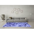 thumbnail image 3 of Ahgly Company Indoor Rectangle Abstract Blue Modern Area Rugs, 8' x 12', 3 of 4