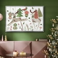 thumbnail image 6 of Reindeer Wishes Collection A - Framed Gallery Wrapped Holiday Canvas - 25 x 37 - Silver Frame, 6 of 8