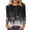Black 3, variant on Womens Long Sleeve Fall Winter Shirts Plus Size Print Crewneck Casual Pullover Tunic Tops Fashion Lightweight Blouse Khaki 2 3XL