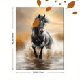 thumbnail image 3 of Qisvanset 12x16 Inch Framed Canvas Wall Art Doxology Vintage Flower Faith Baptism Gift Home Wall Art, 3 of 8