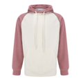 thumbnail image 4 of WEAIXIMIUNG Mama Sweatshirt Plus Size 4X Womens Casual Long Sleeve Solid Knitting Ribbed Print Hoodie Sweatshirts with Pocket Matching Color Sweatshirts, 4 of 7
