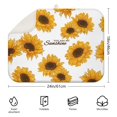 thumbnail image 2 of 2 Pcs Sunflowers Dish Drying Mat - 18 X 24 Inch Floral Absorbent Microfiber Kitchen Counter Mat – Quick-Dry Dish Rack Alternative, Dish Drying Pad for Dishes, Cups, Utensils, Pots & Pans, 2 of 3