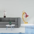 thumbnail image 2 of Estatua abstracta de bailarina de ballet, figura decorativa de resina, escultura de recuerdo para el hogar, la oficina, la mesa de centro, el dormitor, 2 of 8