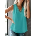 thumbnail image 2 of HOTAPEI Womens Tank Top V Neck Summer Tops Basic Sleeveless Shirts Lace Trim Tank Tops Casual Shirts Blouse, 2 of 6