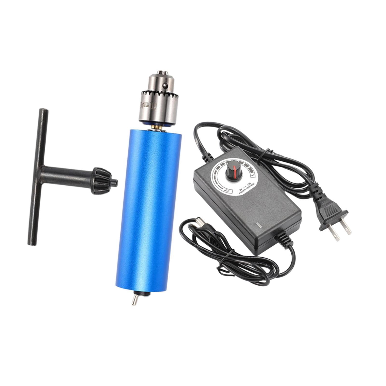 QccHieUs Small Electric Drill Handheld Drill Speed Adjustable Strong Carving Engraver Pen Type A