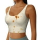 thumbnail image 2 of Balery Pita Tortilla Sujetadores deportivos con espalda cruzada para mujer, acolchados, sin costuras, de alto impacto, ideales para yoga, gimnasio, entrenamiento y fitness.-Large, 2 of 8