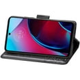 thumbnail image 3 of Compatible with Motorola Moto G Stylus 5G 2022 Wallet Case for Women, Leather Flip Folio with Kickstand Magnetic and Card Holder Protective Case for Moto G Stylus 5G 2022 Butterfly Black SD, 3 of 14