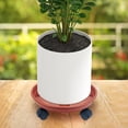 thumbnail image 6 of Potted Plant Mover Plant with Wheels Plant Tray Roller for Office Shop 30cm, 6 of 8