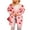 Pink, variant on Arvbitana Women's Knit Long Cardigans Heart Print Long Sleeve Open Front Sweater Coat with Pockets Ladies Casual Warm Knitwear Outerwear for Streetwear