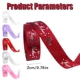 thumbnail image 3 of FENGGHAO Mother‘s Day Satin Ribbon with Gold Foil Letters Happy Mothers Day 0.79in x 5 Yards Pink for Gift Wrapping Crafting DIY Decor, 3 of 7