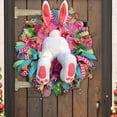 thumbnail image 6 of Easter Bunny Wreaths for Front Door, 2025 New Bunny Door Ornament Rabbit Garland Wreath, Upgrade Handmade Easter Rabbit Butt Wreath Decorations Cute Bunny Butt Door Wreaths (B), 6 of 8