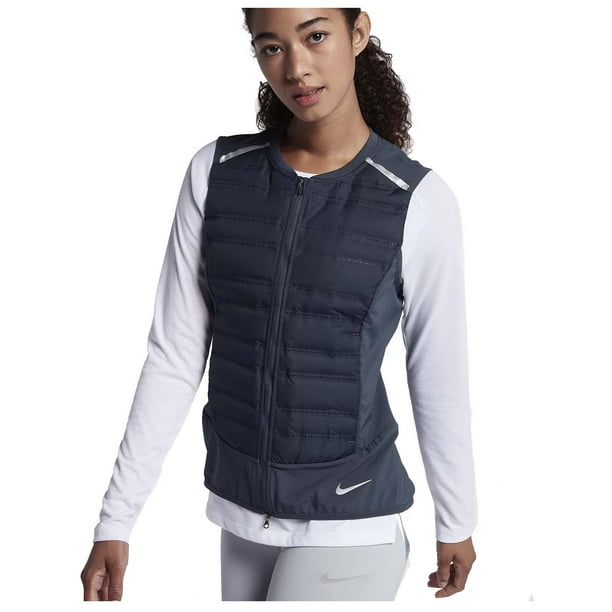 Nike - Nike Women's Aeroloft Reflective Trim Running Vest-Thunder Blue ...