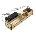 thumbnail image 1 of Kit de construcción de modelo de varilla de tornillo móvil de madera Hugo Experimento científico, 1 of 6