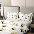 thumbnail image 3 of Cute Honey Bee Juego de Funda Nórdica Queen Size,Jardín de dibujos animados de animales Kawaii ropa de cama, 3 of 7