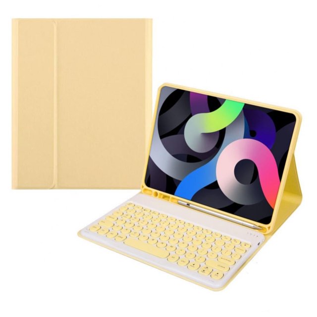 iPad Air 4th Generation 10.9 Keyboard Case Slim Smart Keyboard Case Bluetooth Keyboard Built-in Pencil Holder