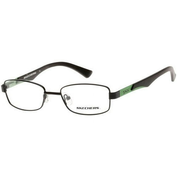Skechers SE1094-002-49 Rectangle Women's Matte Black Frame Clear Lens Eyeglasses
