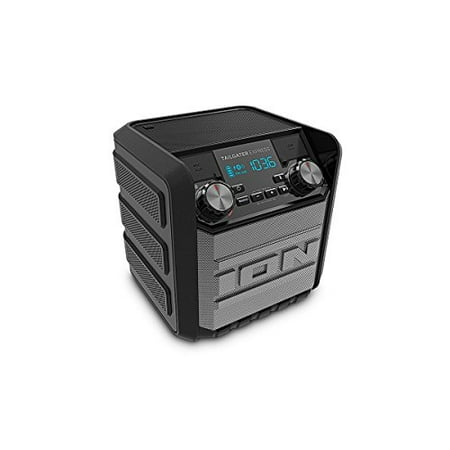 - ION Audio Tailgater Express | Compact Water-Resistant Wireless Speaker System with AM/FM Radio & USB Charge Port (20W)