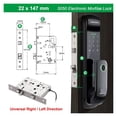 thumbnail image 2 of Door Lock, Tuya Smart Door Lock TT Lock Fingerprint Lock Auto Electronic Bio-metric Lock For Smart Home ,Easy to Install, 2 of 5