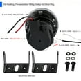 thumbnail image 4 of Spec-D Tuning Universal 3" Round White LED Halo Angel Eyes Bumper Driving Projector Fog Lights Left + Right Pair, 4 of 7
