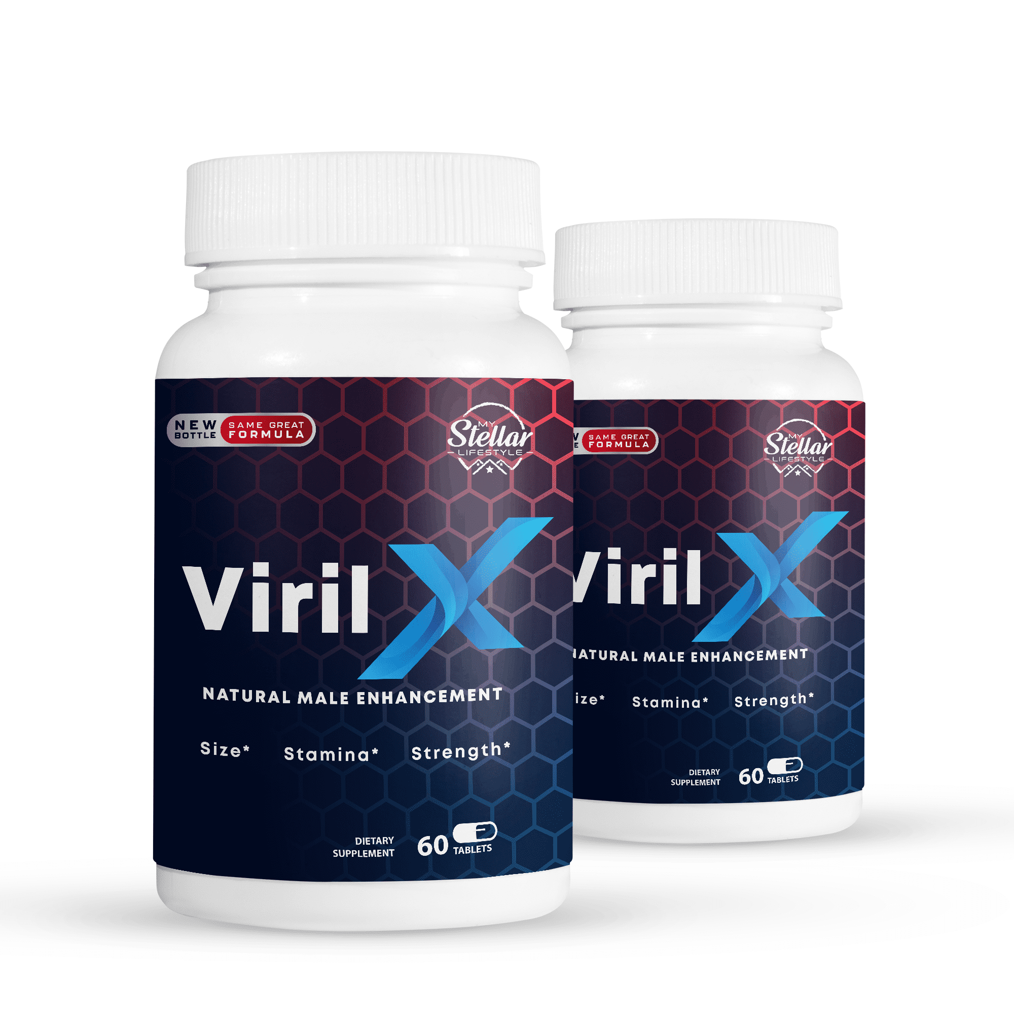 2 Pack Viril X, performance booster for men, increases blood flow