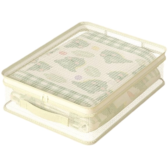 1 Pc Clear Zippered Storage Bags Plastic Sweater Storage Bags with Zipper Clothing Organizer Transparent Storage Bag for Blankets Linen Sweater Bed Sheet Quilt Clothes, 15.74"x11.81"x4.72"