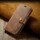 thumbnail image 4 of Funda de cuero magnética desmontable para iPhone 16 Pro Max 15 12 13 11 14 Plus XS XR X SE 2022 Funda tipo billetera con tarjetero, 4 of 5