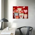 thumbnail image 3 of Nawypu Valentines Decor, Valentines Day Decor Love Coffee Wood Block Sign Valentines Day Decorations for Home Kitchen Table Shelf Desk, 3 of 4