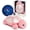 Twinkling Twilight Turtle - Pink, variant on Twinkle Star Projector for Kids | Soft Night Light with 3 Colors & 8 Constellations | Auto Timer | Green Turtle Design