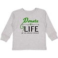 thumbnail image 3 of Inktastic Donate Life-Be an Organ Donor Boys or Girls Long Sleeve Toddler T-Shirt, 3 of 5
