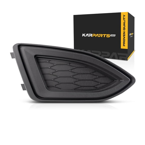 For Ford Edge 2015 2016 2017 2018 Fog Light Cover Passenger Side | Black | Made Of ASA Plastic | Replacement For FO1039177 | 191275403433, FD12023AR