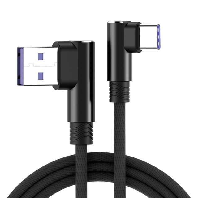 90 Grados 7A 100W Carga Súper Rápida Cable USB Tipo C Cargador De Datos-USBC 1M 2M 3M