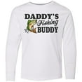thumbnail image 3 of Inktastic Daddy's Fishing Buddy Long Sleeve Youth T-Shirt, 3 of 5