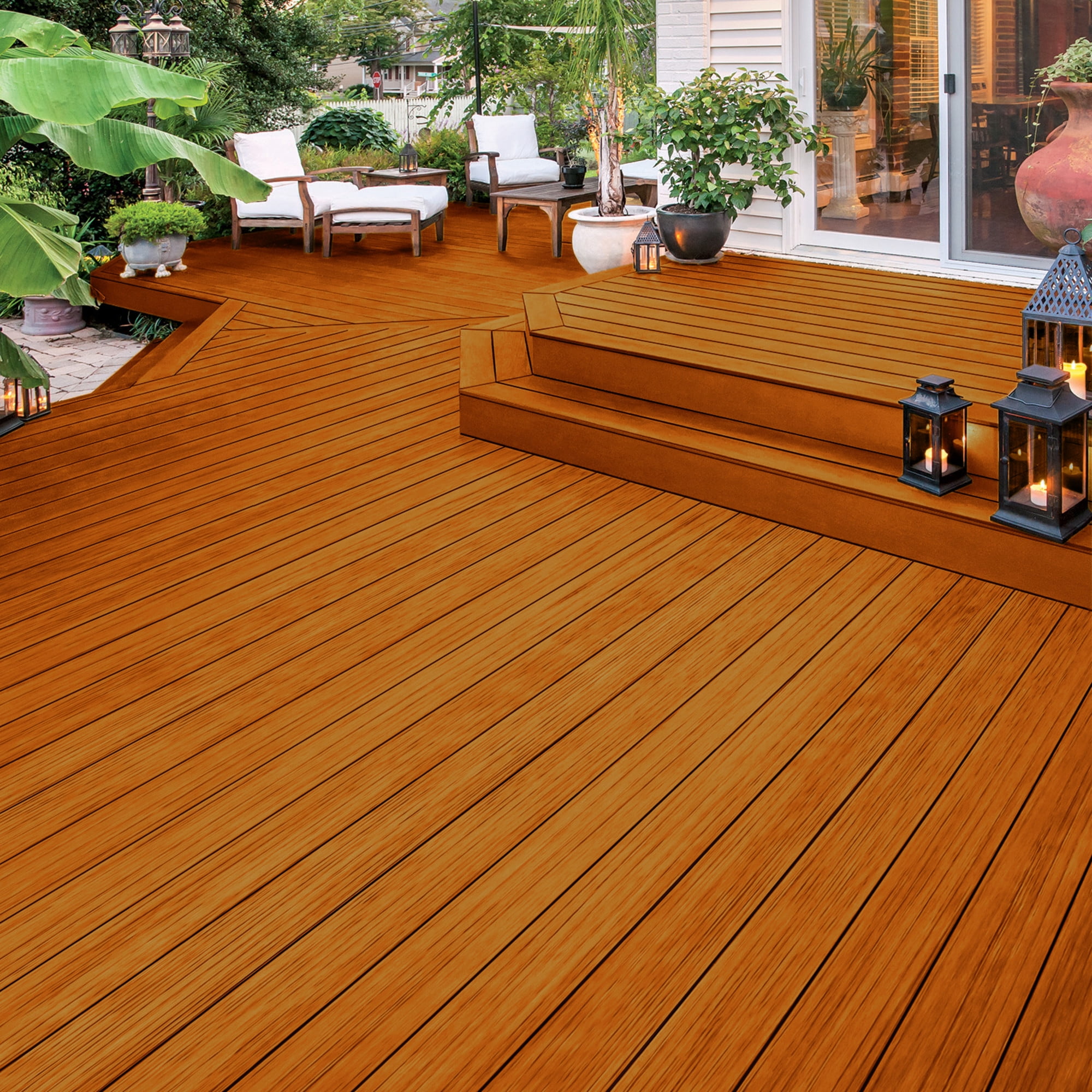 Easy Seal 1 gal. Mahogany Semi-Transparent Exterior Wood Finish