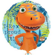 18" DINOSAUR TRAIN T-REX Balloon • Party Supplies Decorations Foil Mylar Balloon