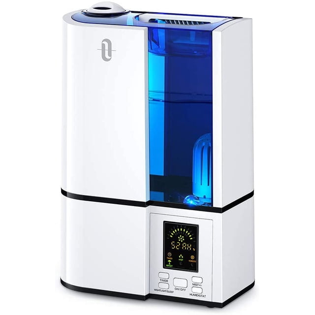 Humidifiers, TaoTronics Cool Mist Humidifier, LED Display, 4L/1.06 Gallon Large Capacity