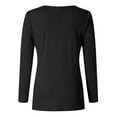 thumbnail image 5 of Vedolay Womens Long Sleeve Tops Blouses Plus Size Women Casual Long Sleeve Sweatshirt Top Black,XL, 5 of 5