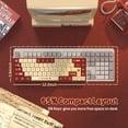 thumbnail image 3 of AJAZZ AK680 65% Wired Hotswap Mechanical Keyboard,68-Key Portable Anti-Ghosting Gaming Keyboard,Mixed Rainbow Backlit Programmable,EVA Sandwich,Ergonomic Design,Red Switch for MAC/WIN-Red, 3 of 7