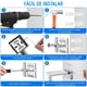 thumbnail image 5 of 7 PCS Juego de Baño Accesorios, Incluye Toallero, Aro Toalla Cuadrado, Porta Papel, 2 Ganchos Cuadrados, 2 Ganchos para Ropa, Acero Inoxidable 304, Adecuado para Baño y Cocina, 5 of 6