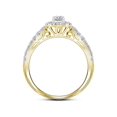 thumbnail image 2 of FB Jewels 14kt Yellow Gold Womens Round Diamond Bridal Wedding Engagement Ring Band Set 1.00 Cttw, 2 of 2