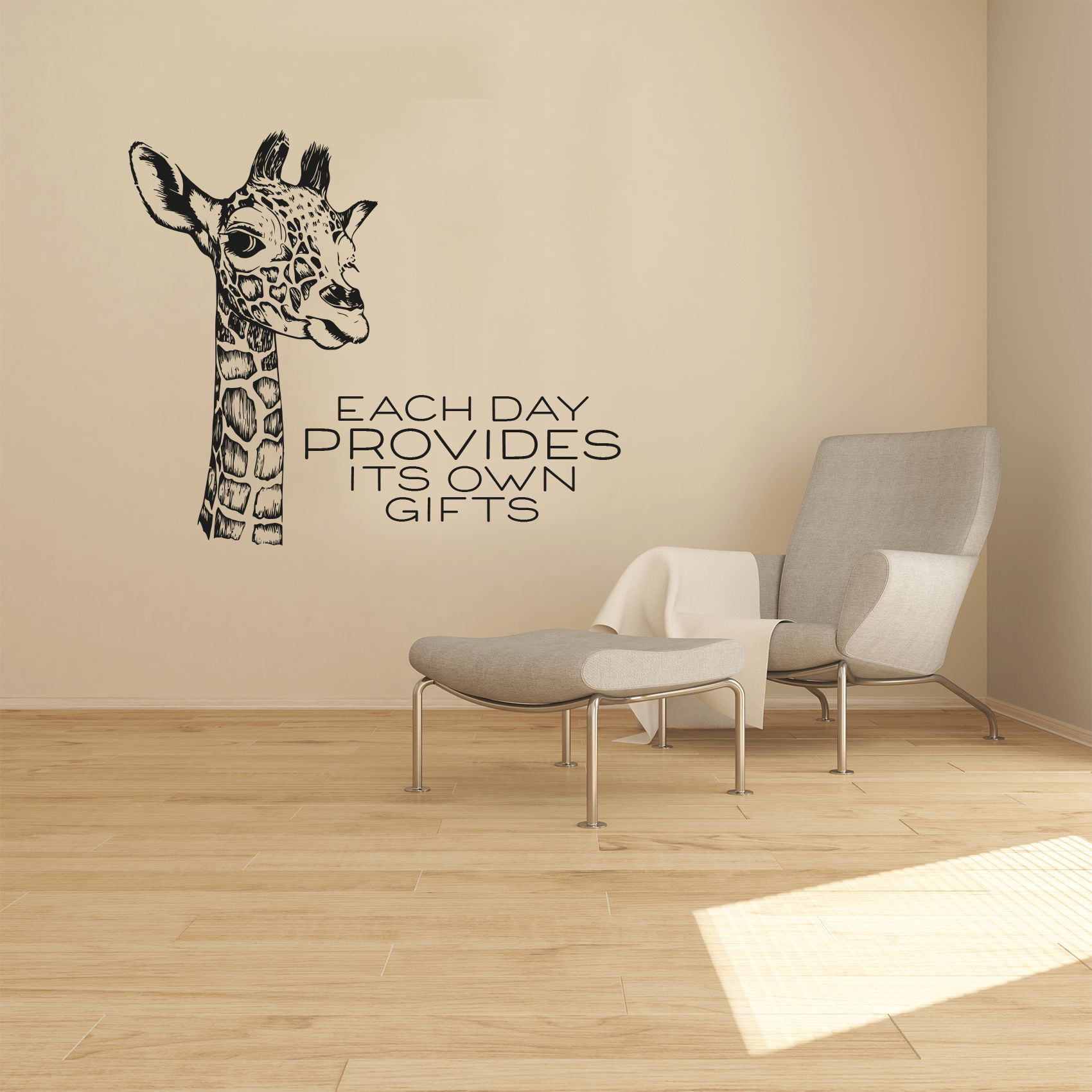 Playroom 'Be Faithful' Quote Mural Decal Motivational Quote. Wall Decor Home Children's Bedroom Lounge Vinyl Wall Art Sticker Office 