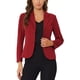 thumbnail image 1 of BLAZER DE TRABAJO PARA MUJERES INSPIRE CHIC CON SOLAPA Y MANGAS LARGAS, TRAJE BLAZER BURDEOS 2XL, 1 of 6