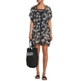 thumbnail image 2 of Miken Women's Poncho Tunic Swimsuit Cover Up with Tassels, 2 of 5
