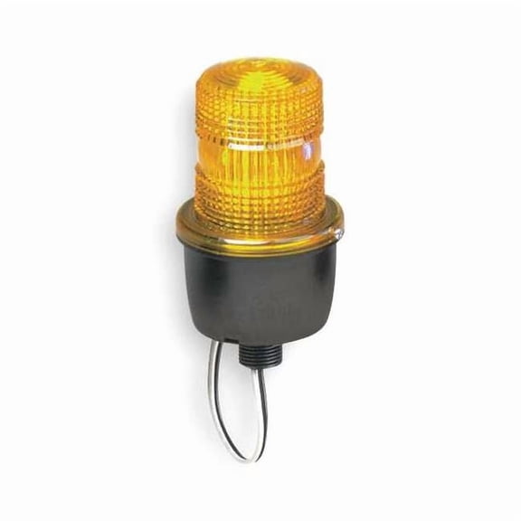 Federal Signal Low Profile Warning Light,Strobe,Amber LP3M-120A