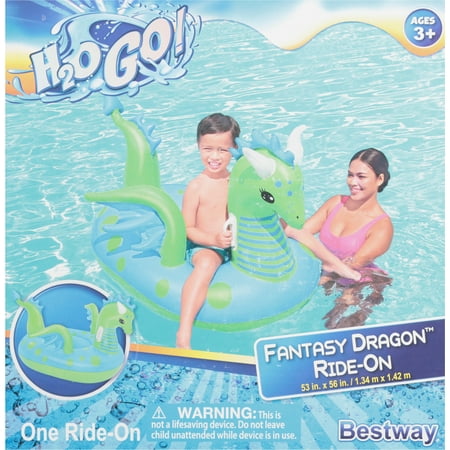 UPC: 0821808045846 | H2OGO! Fantasy Dragon Kids Ride-On Pool Float