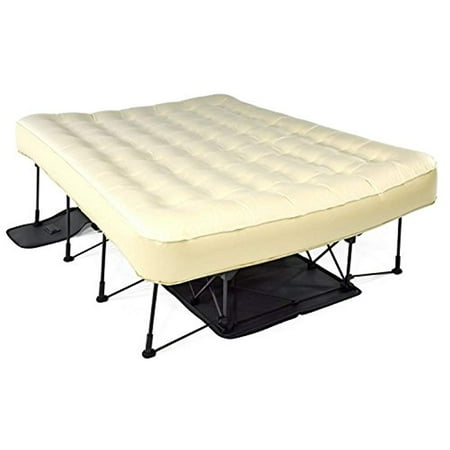 Ivation EZ-Bed (Queen) Air Mattress With Frame & Rolling ...