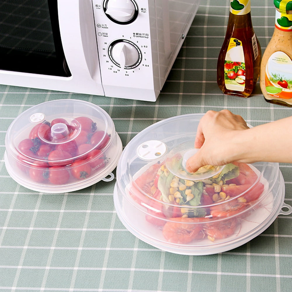 Windfall Microwave Plate Cover, Microwave Oven Dish Plate Steam Splashproof Cover Dustproof Food