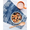 thumbnail image 3 of Blue Coastal Kitchen Dish Towels for Drying Dishes Set of 2, Summer Ocean Sea Waves Starfish Corals Waffle Weave Microfiber Hand Tea Bathroom Towels Quick Dry & Absorbent Towel 12x12, 3 of 7